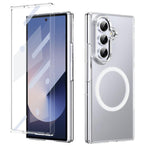 Custodia per telefono cellulare trasparente per PC con MagSafe integrato della serie pieghevole lce, For Galaxy Z Fold8 5G, For Galaxy Z Fold8 Ultra 5G, For Galaxy Z Flip8 5G, For Samsung Galaxy Z Fold7 5G