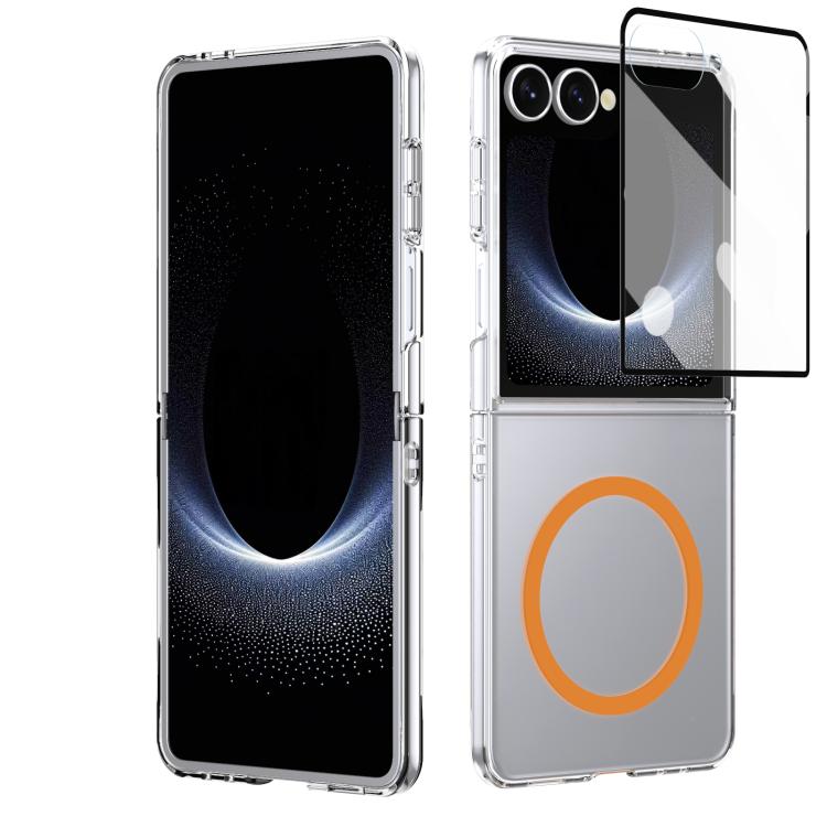 Custodia per telefono cellulare trasparente per PC con MagSafe integrato della serie pieghevole lce, For Galaxy Z Fold8 5G, For Galaxy Z Fold8 Ultra 5G, For Galaxy Z Flip8 5G, For Samsung Galaxy Z Fold7 5G