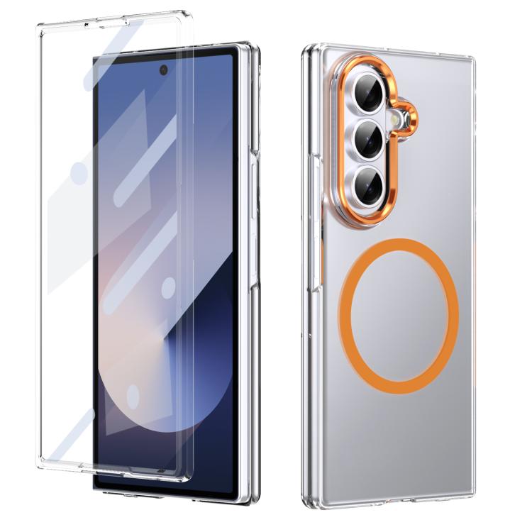 Custodia per telefono cellulare trasparente per PC con MagSafe integrato della serie pieghevole lce, For Galaxy Z Fold8 5G, For Galaxy Z Fold8 Ultra 5G, For Galaxy Z Flip8 5G, For Samsung Galaxy Z Fold7 5G