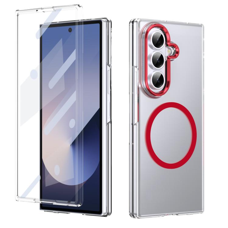 Custodia per telefono cellulare trasparente per PC con MagSafe integrato della serie pieghevole lce, For Galaxy Z Fold8 5G, For Galaxy Z Fold8 Ultra 5G, For Galaxy Z Flip8 5G, For Samsung Galaxy Z Fold7 5G