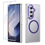 Custodia per telefono cellulare trasparente per PC con MagSafe integrato della serie pieghevole lce, For Galaxy Z Fold8 5G, For Galaxy Z Fold8 Ultra 5G, For Galaxy Z Flip8 5G, For Samsung Galaxy Z Fold7 5G