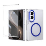 Custodia per telefono cellulare trasparente per PC con MagSafe integrato della serie pieghevole lce, For Galaxy Z Fold8 5G, For Galaxy Z Fold8 Ultra 5G, For Galaxy Z Flip8 5G, For Samsung Galaxy Z Fold7 5G