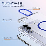 Custodia per telefono cellulare trasparente per PC con MagSafe integrato della serie pieghevole lce, For Galaxy Z Fold8 5G, For Galaxy Z Fold8 Ultra 5G, For Galaxy Z Flip8 5G, For Samsung Galaxy Z Fold7 5G