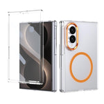 Custodia per telefono cellulare trasparente per PC con MagSafe integrato della serie pieghevole lce, For Galaxy Z Fold8 5G, For Galaxy Z Fold8 Ultra 5G, For Galaxy Z Flip8 5G, For Samsung Galaxy Z Fold7 5G