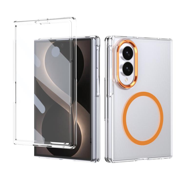 Custodia per telefono cellulare trasparente per PC con MagSafe integrato della serie pieghevole lce, For Galaxy Z Fold8 5G, For Galaxy Z Fold8 Ultra 5G, For Galaxy Z Flip8 5G, For Samsung Galaxy Z Fold7 5G