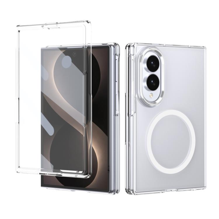 Custodia per telefono cellulare trasparente per PC con MagSafe integrato della serie pieghevole lce, For Galaxy Z Fold8 5G, For Galaxy Z Fold8 Ultra 5G, For Galaxy Z Flip8 5G, For Samsung Galaxy Z Fold7 5G