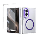 Custodia per telefono cellulare trasparente per PC con MagSafe integrato della serie pieghevole lce, For Galaxy Z Fold8 5G, For Galaxy Z Fold8 Ultra 5G, For Galaxy Z Flip8 5G, For Samsung Galaxy Z Fold7 5G