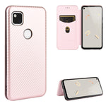 Struttura in fibra di carbonio Flip orizzontale magnetico Custodia in pelle TPU + PC + PU con slot per schede, For Google Pixel 4a, For Google Pixel 3 XL, For Google Pixel 3a XL, For Google Pixel 3a