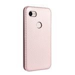 Struttura in fibra di carbonio Flip orizzontale magnetico Custodia in pelle TPU + PC + PU con slot per schede, For Google Pixel 3, For Google Pixel 4 XL, For Google Pixel 4
