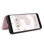 Struttura in fibra di carbonio Flip orizzontale magnetico Custodia in pelle TPU + PC + PU con slot per schede, For Google Pixel 3, For Google Pixel 4 XL, For Google Pixel 4
