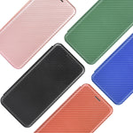 Struttura in fibra di carbonio Flip orizzontale magnetico Custodia in pelle TPU + PC + PU con slot per schede, For Google Pixel 3, For Google Pixel 4 XL, For Google Pixel 4