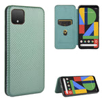 Struttura in fibra di carbonio Flip orizzontale magnetico Custodia in pelle TPU + PC + PU con slot per schede, For Google Pixel 3, For Google Pixel 4 XL, For Google Pixel 4
