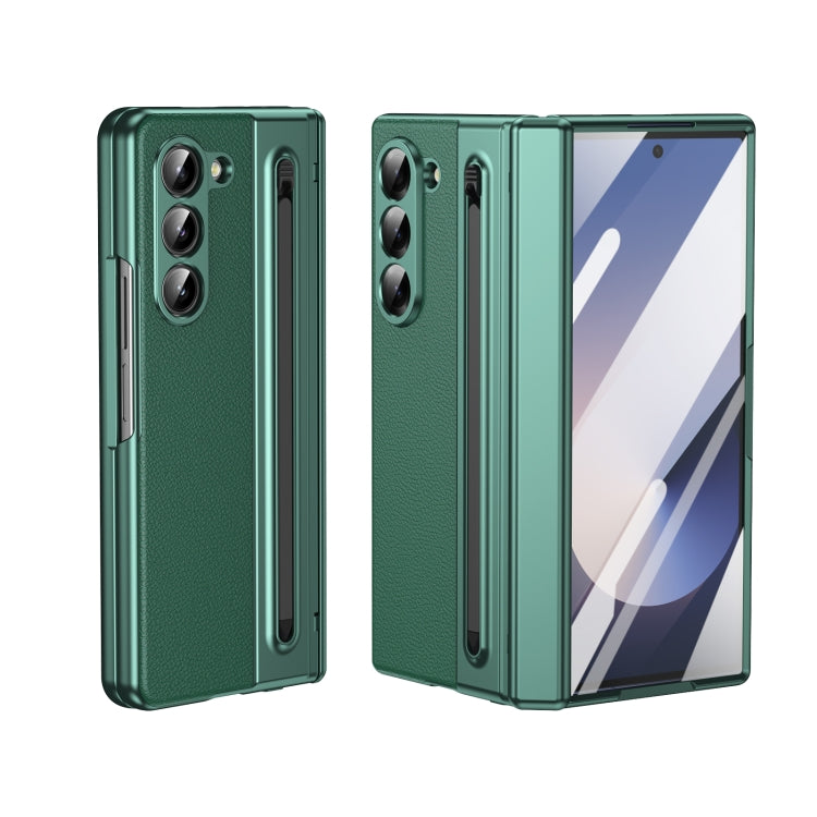 Custodia per telefono integrata in PC + PU con penna / scatola per penna, For Samsung Galaxy Z Fold5, For Samsung Galaxy Z Fold4, For Samsung Galaxy Z Fold3 5G