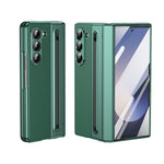 Custodia per telefono integrata in PC + PU con penna / scatola per penna, For Samsung Galaxy Z Fold5, For Samsung Galaxy Z Fold4, For Samsung Galaxy Z Fold3 5G