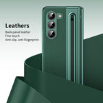 Custodia per telefono integrata in PC + PU con penna / scatola per penna, For Samsung Galaxy Z Fold5, For Samsung Galaxy Z Fold4, For Samsung Galaxy Z Fold3 5G