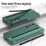 Custodia per telefono integrata in PC + PU con penna / scatola per penna, For Samsung Galaxy Z Fold5, For Samsung Galaxy Z Fold4, For Samsung Galaxy Z Fold3 5G