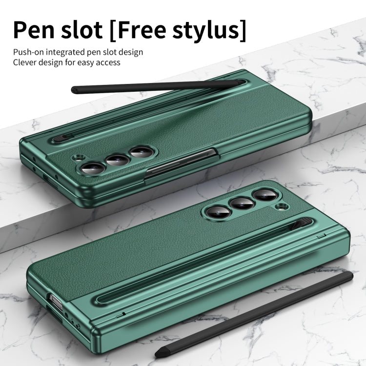 Custodia per telefono integrata in PC + PU con penna / scatola per penna, For Samsung Galaxy Z Fold5, For Samsung Galaxy Z Fold4, For Samsung Galaxy Z Fold3 5G