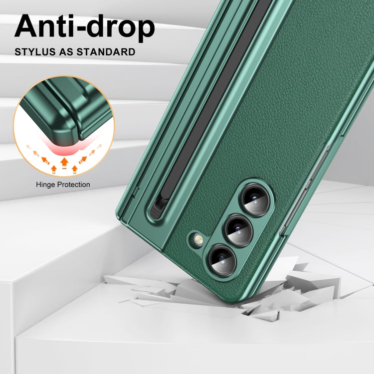 Custodia per telefono integrata in PC + PU con penna / scatola per penna, For Samsung Galaxy Z Fold5, For Samsung Galaxy Z Fold4, For Samsung Galaxy Z Fold3 5G