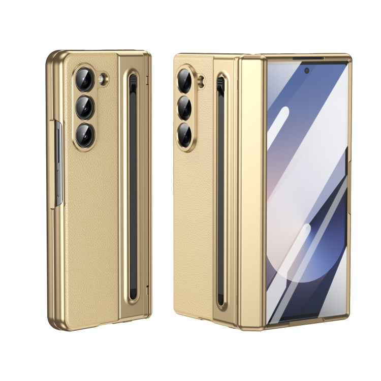 Custodia per telefono integrata in PC + PU con penna / scatola per penna, For Samsung Galaxy Z Fold5, For Samsung Galaxy Z Fold4, For Samsung Galaxy Z Fold3 5G