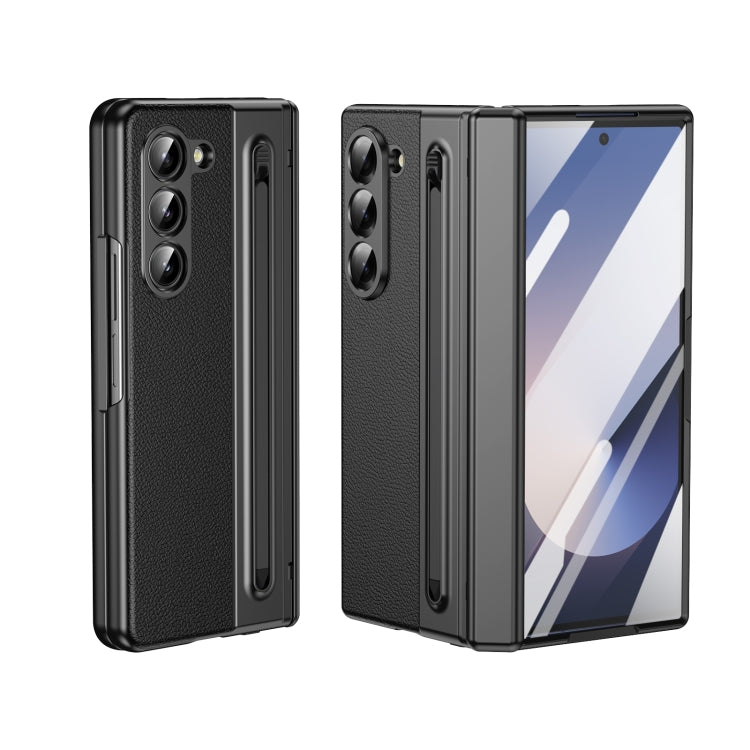 Custodia per telefono integrata in PC + PU con penna / scatola per penna, For Samsung Galaxy Z Fold5, For Samsung Galaxy Z Fold4, For Samsung Galaxy Z Fold3 5G