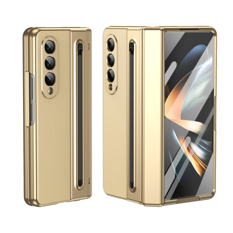 Custodia per telefono integrata in PC + PU con penna / scatola per penna, For Samsung Galaxy Z Fold5, For Samsung Galaxy Z Fold4, For Samsung Galaxy Z Fold3 5G