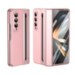 Custodia per telefono integrata in PC + PU con penna / scatola per penna, For Samsung Galaxy Z Fold5, For Samsung Galaxy Z Fold4, For Samsung Galaxy Z Fold3 5G