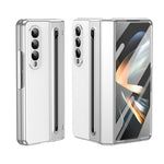 Custodia per telefono integrata in PC + PU con penna / scatola per penna, For Samsung Galaxy Z Fold5, For Samsung Galaxy Z Fold4, For Samsung Galaxy Z Fold3 5G