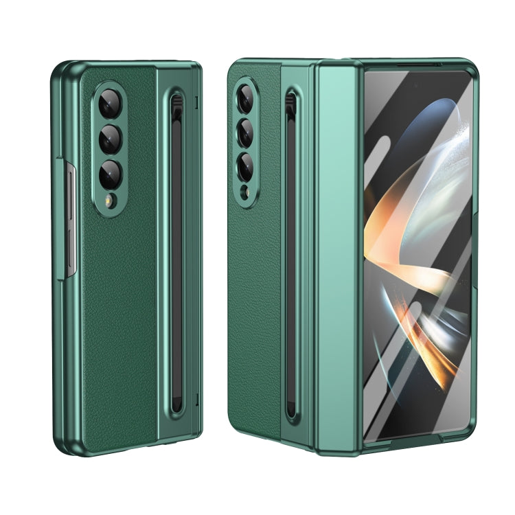 Custodia per telefono integrata in PC + PU con penna / scatola per penna, For Samsung Galaxy Z Fold5, For Samsung Galaxy Z Fold4, For Samsung Galaxy Z Fold3 5G