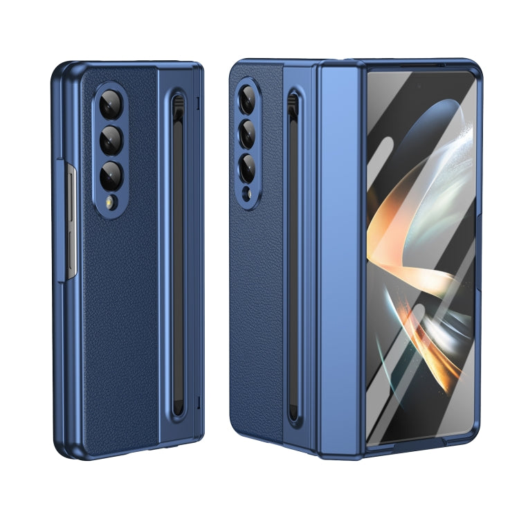 Custodia per telefono integrata in PC + PU con penna / scatola per penna, For Samsung Galaxy Z Fold5, For Samsung Galaxy Z Fold4, For Samsung Galaxy Z Fold3 5G