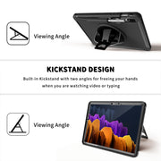 Custodia tablet TPU con rotazione 360° per Galaxy Tab S8 S7