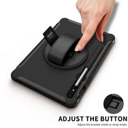 Custodia tablet TPU con rotazione 360° per Galaxy Tab S8 S7