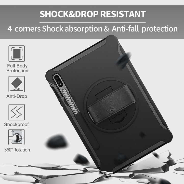 Custodia tablet TPU con rotazione 360° per Galaxy Tab S8 S7