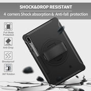 Custodia tablet TPU con rotazione 360° per Galaxy Tab S8 S7