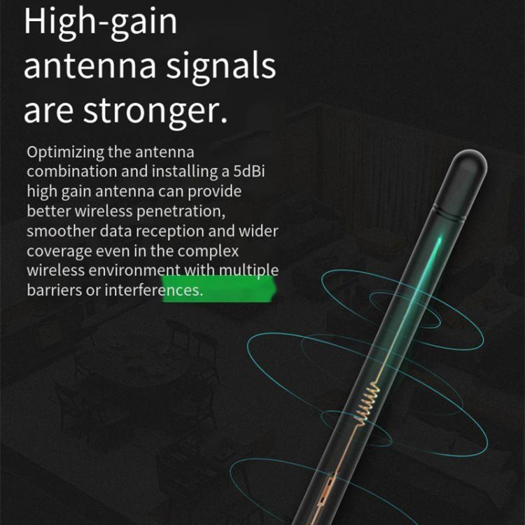 EDUP EP-AX300GS 300Mbps WiFi 6 Nano Wireless Dongle Adattatore WiFi USB a banda singola, EP-AX300GS