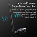 Adattatore WiFi wireless USB dual-band EDUP EP-AX900 900Mbps WiFi 6 Bluetooth 5.3, EP-AX900