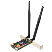 EDUP EP-BE9715 8774Mbps WiFi 7 Bluetooth 5.4 Tri-Band PCI-E Adattatore WiFi Scheda di rete wireless, EP-BE9715