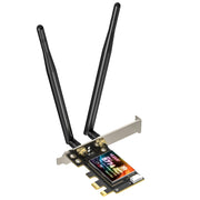 EDUP EP-BE9715 8774Mbps WiFi 7 Bluetooth 5.4 Tri-Band PCI-E Adattatore WiFi Scheda di rete wireless, EP-BE9715