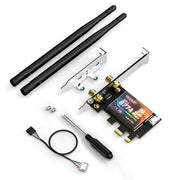 EDUP EP-BE9715 8774Mbps WiFi 7 Bluetooth 5.4 Tri-Band PCI-E Adattatore WiFi Scheda di rete wireless, EP-BE9715