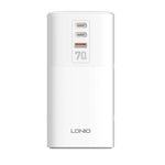 Caricabatterie da tavolo LDNIO GaN 70W 2 USB-C 2 USB-A UK