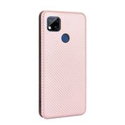 Struttura in fibra di carbonio Flip orizzontale magnetico Custodia in pelle TPU + PC + PU con slot per schede, For Xiaomi Redmi 9C, For Xiaomi Redmi 8A, For Xiaomi Redmi 8, For Xiaomi Redmi 9