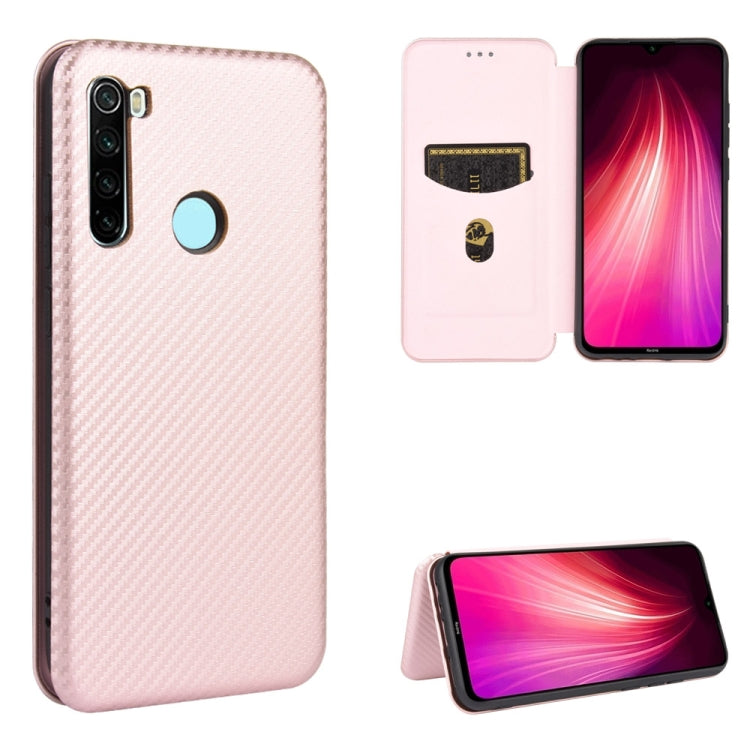 Struttura in fibra di carbonio Flip orizzontale magnetico Custodia in pelle TPU + PC + PU con slot per schede, For Xiaomi Redmi Note 8, For Xiaomi Mi 10 Lite, For Xiaomi Mi 10 Ultra, For Xiaomi Mi 10 5G