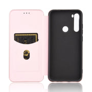 Struttura in fibra di carbonio Flip orizzontale magnetico Custodia in pelle TPU + PC + PU con slot per schede, For Xiaomi Redmi Note 8, For Xiaomi Mi 10 Lite, For Xiaomi Mi 10 Ultra, For Xiaomi Mi 10 5G