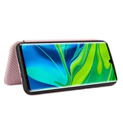 Struttura in fibra di carbonio Flip orizzontale magnetico Custodia in pelle TPU + PC + PU con slot per schede, For Xiaomi Mi CC9 Pro, For Xiaomi Mi Note 10 Lite, For Xiaomi Black Shark 3, For Xiaomi Mi 10 Pro 5G