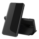 Display laterale Custodia in pelle a ribalta orizzontale antiurto con supporto e funzione di risposta alle chiamate e sospensione / risveglio, For Huawei Mate 20, For Huawei Mate 20 Pro, For Huawei P20, For Huawei P30, For Huawei P40 Lite / Nova 6 SE