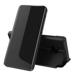 Display laterale Custodia in pelle a ribalta orizzontale antiurto con supporto e funzione di risposta alle chiamate e sospensione / risveglio, For Huawei Mate 20, For Huawei Mate 20 Pro, For Huawei P20, For Huawei P30, For Huawei P40 Lite / Nova 6 SE