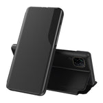 Display laterale Custodia in pelle a ribalta orizzontale antiurto con supporto e funzione di risposta alle chiamate e sospensione / risveglio, For Huawei Mate 20, For Huawei Mate 20 Pro, For Huawei P20, For Huawei P30, For Huawei P40 Lite / Nova 6 SE