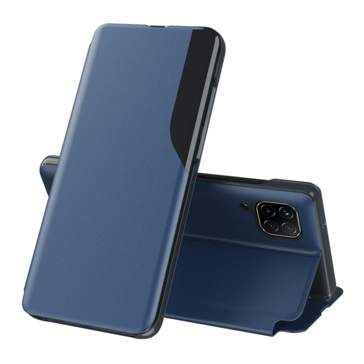 Display laterale Custodia in pelle a ribalta orizzontale antiurto con supporto e funzione di risposta alle chiamate e sospensione / risveglio, For Huawei Mate 20, For Huawei Mate 20 Pro, For Huawei P20, For Huawei P30, For Huawei P40 Lite / Nova 6 SE