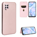 Struttura in fibra di carbonio Flip orizzontale magnetico Custodia in pelle TPU + PC + PU con slot per schede, For Huawei Mate 30 Pro, For Huawei Mate 30, For Huawei nova 6 SE / nova 7i, For Huawei P30