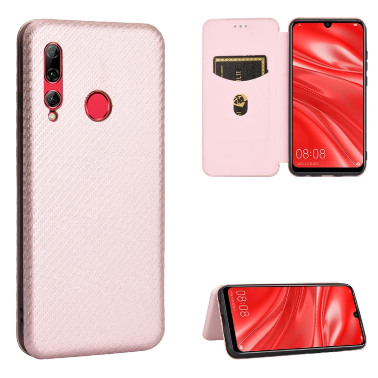 Struttura in fibra di carbonio Flip orizzontale magnetico Custodia in pelle TPU + PC + PU con slot per schede, For Huawei Honor 10i / 20i, For Huawei Honor 20 / nova 5T, For Huawei nova 7 SE / P40 Lite 5G, For Huawei nova 6 4G