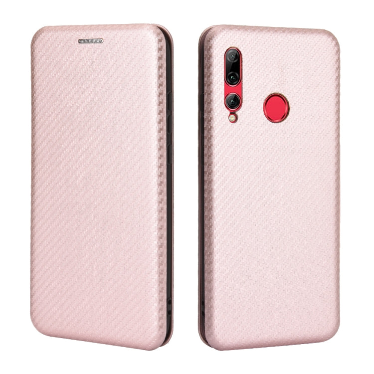 Struttura in fibra di carbonio Flip orizzontale magnetico Custodia in pelle TPU + PC + PU con slot per schede, For Huawei Honor 10i / 20i, For Huawei Honor 20 / nova 5T, For Huawei nova 7 SE / P40 Lite 5G, For Huawei nova 6 4G